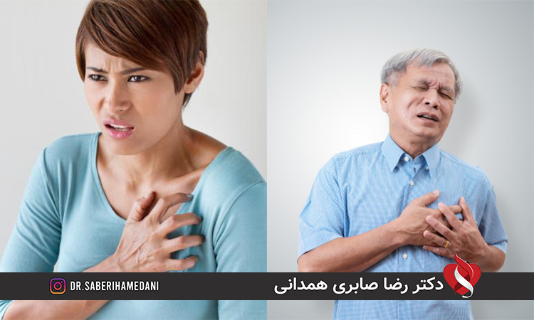 خطرات سکته قلبی در زنان و مردان
